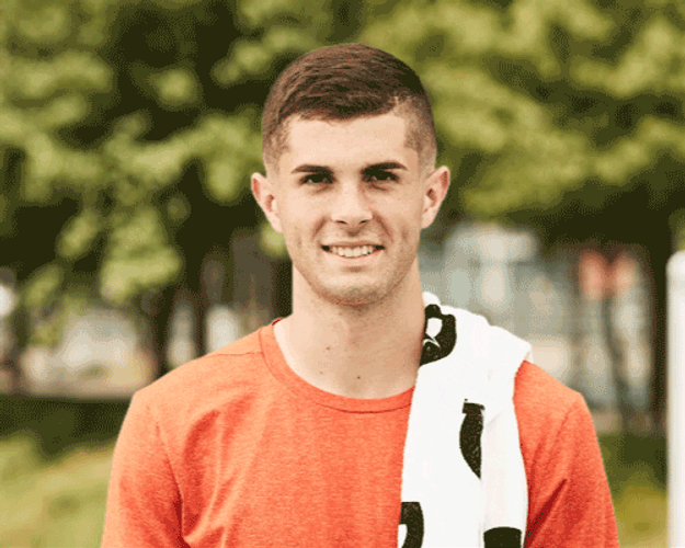 Christian Pulisic Naughty Smile Nodding GIF