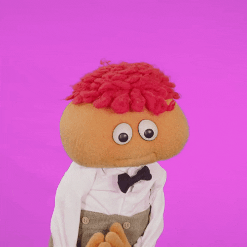 Christian-Themed Children Series Gerbert Puppet Bendiciones GIF