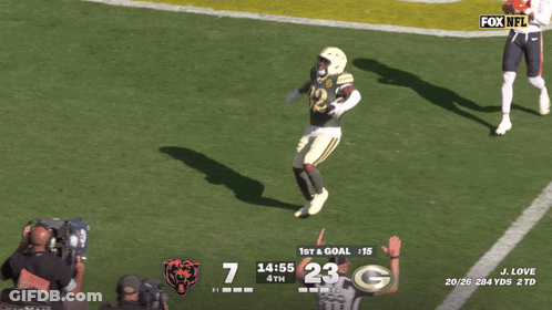 Christian Watson Standing In Front Of Crowd GIF