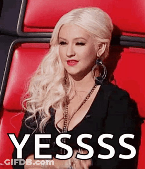 Christina Aguilera Yess GIF