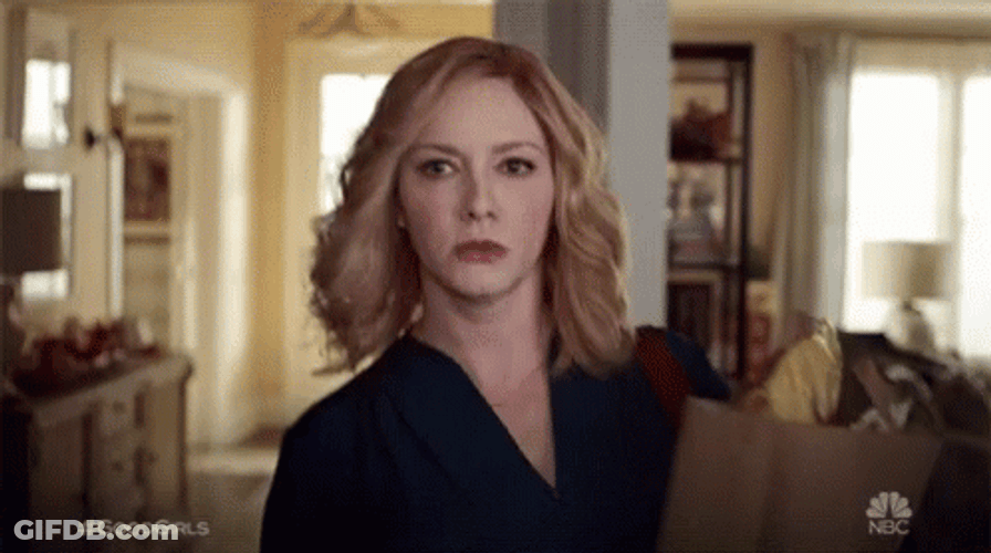 Christina Hendricks Dropped The Groceries GIF