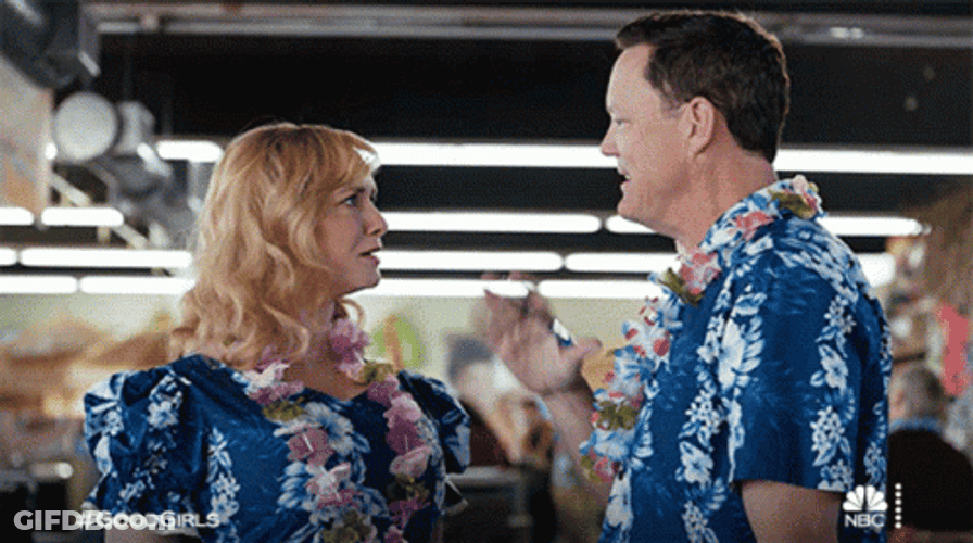 Christina Hendricks Giving A High Five GIF