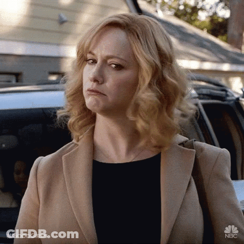 Christina Hendricks Saying Nope No GIF
