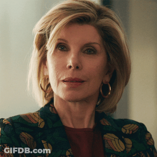 Christine Baranski Interested GIF