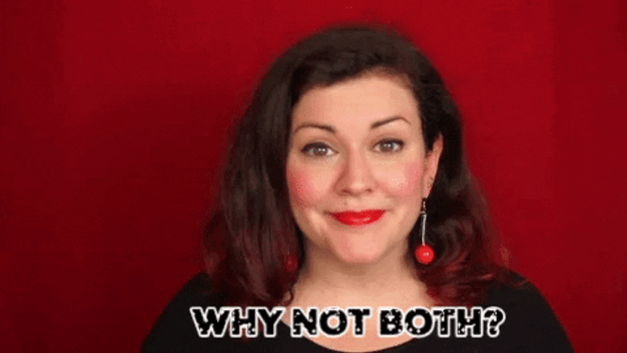 Christine Gritmon Why Not Both GIF