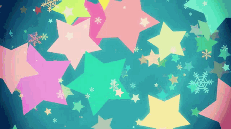 Christmas Blessings Holiday Greetings Star Background GIF