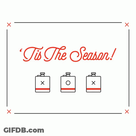 Christmas Card Saying Tis The Season GIF