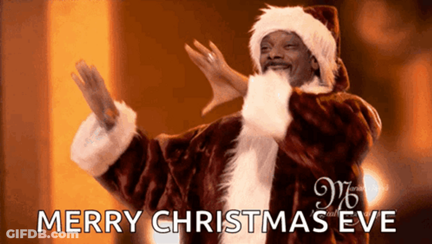 Christmas Eve Snoop Dogg Dancing GIF