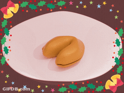 Christmas Greeting Card Something Deeply Jolly GIF