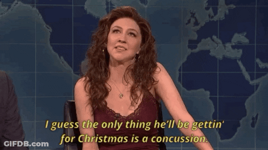 Christmas Is A Concussion GIF