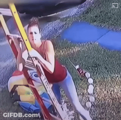 Christmas Ladder GIF