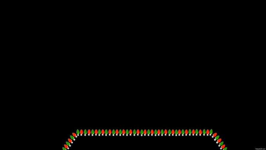 Christmas Lights Red Green GIF