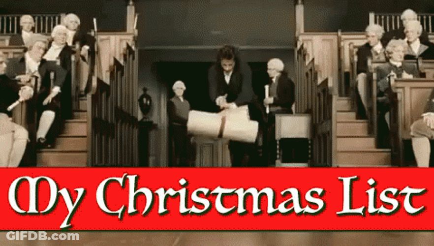 Christmas Long List GIF