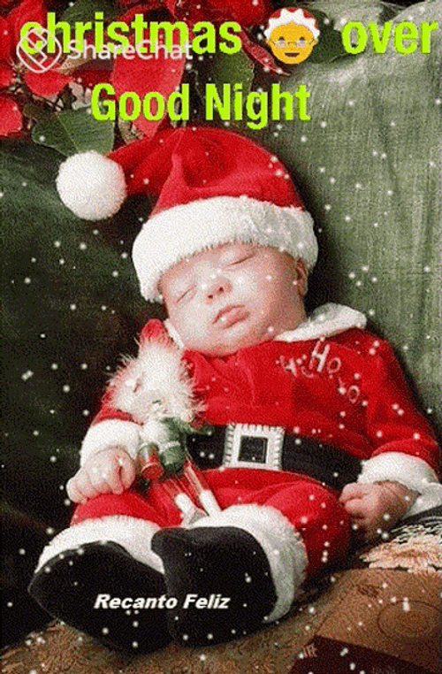 Christmas Over Good Night GIF