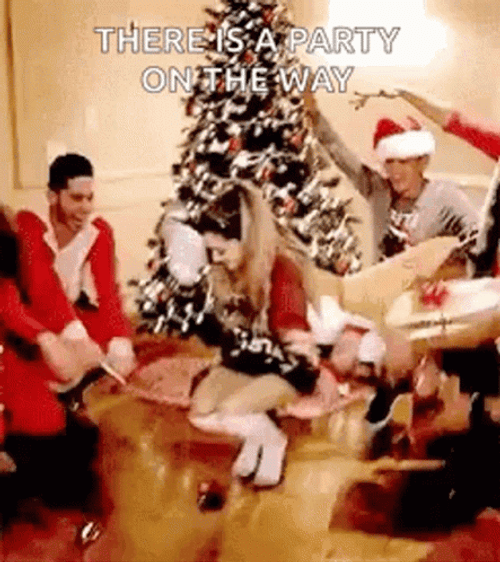 Christmas Party Ariana Grande Dance GIF