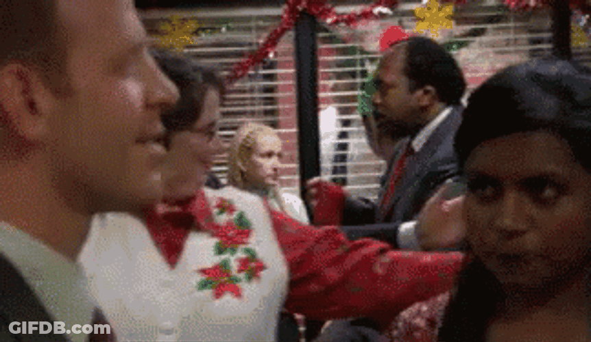 Christmas Party In The Office GIF