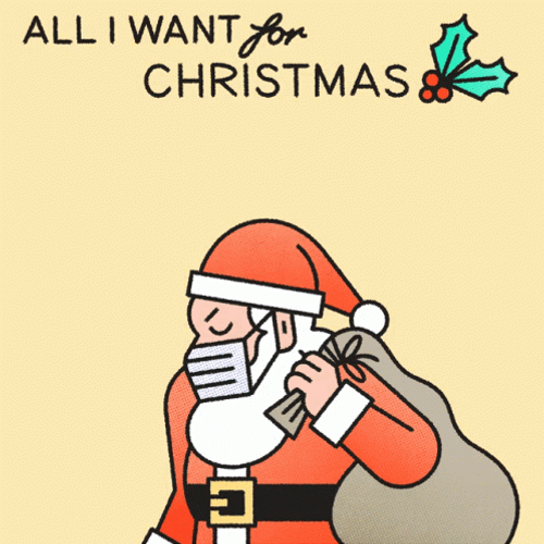 Christmas Santa COVID Vaccine GIF