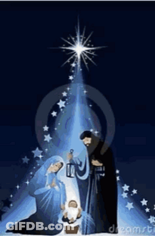 Christmas Season The Nativity Of Jesus Christ GIF