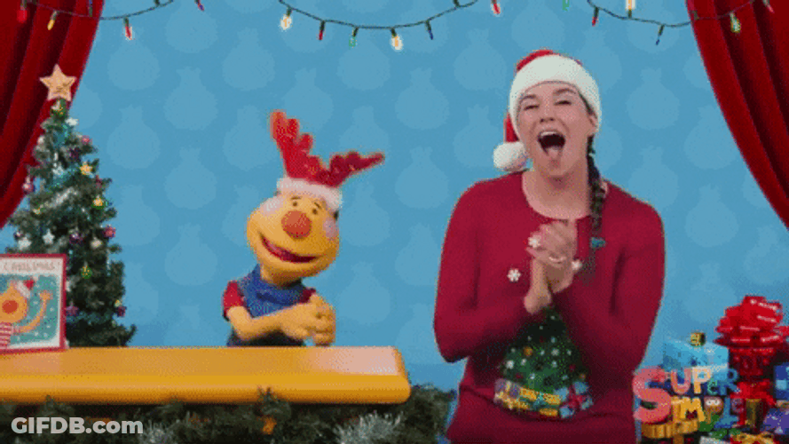 Christmas Song Clapping Hands Round Of Applause GIF
