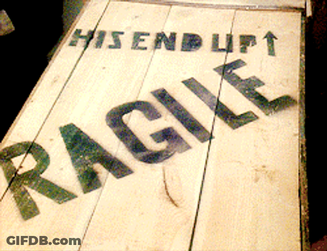 Christmas Story Fragile Box GIF