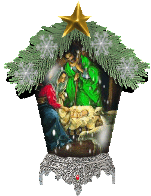 Christmas Tree Animation Nativity Of Jesus GIF