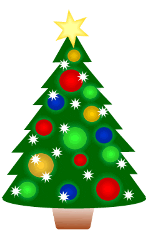 Christmas Tree Holiday Lights Sticker GIF