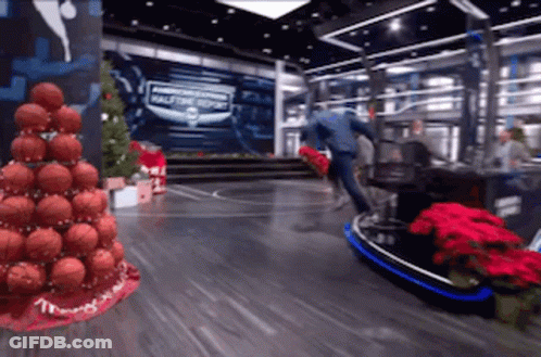 Christmas Tree With Halftime Report GIF