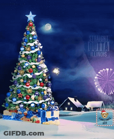 Christmas Tree With Star On Top GIF