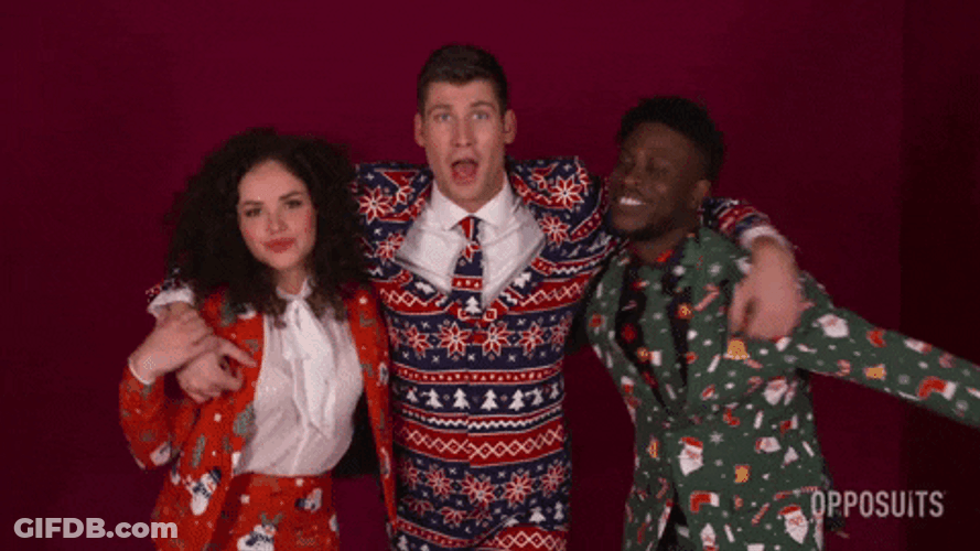 Christmas Trio Dream Team GIF