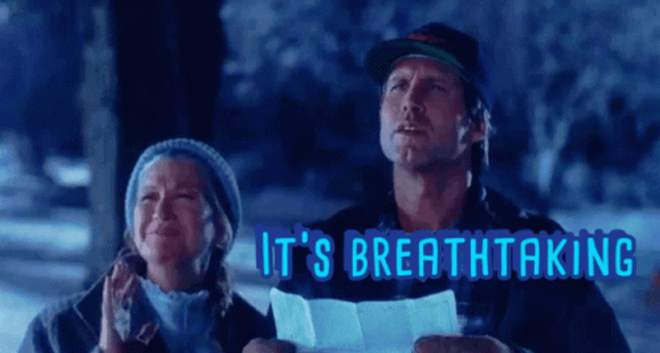 Christmas Vacation It's Breathtaking GIF