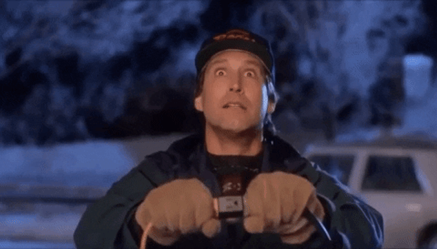 Christmas Vacation Shocked GIF
