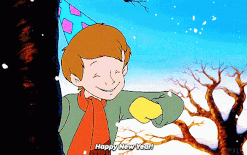 Christopher Robin Happy New Year GIF
