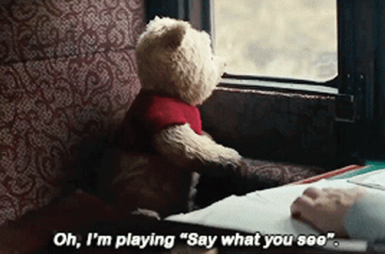 Christopher Robin Oh I'm Playing GIF