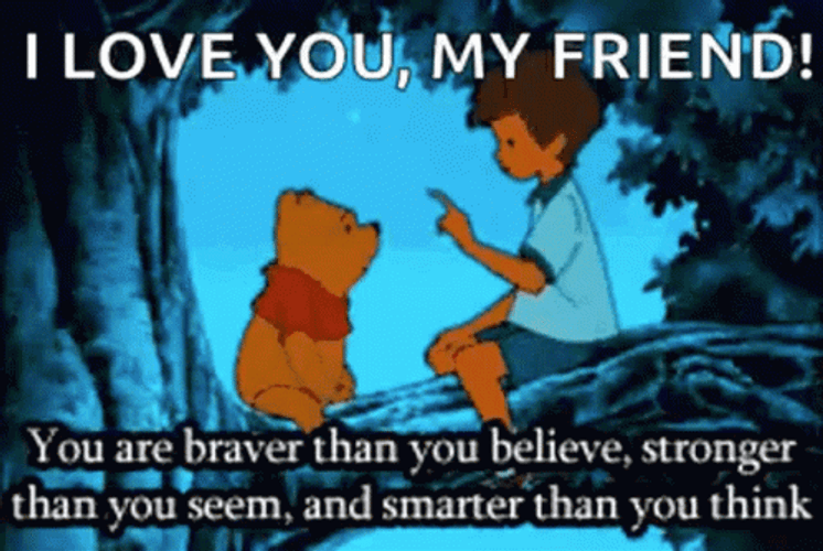 Christopher Robin Winnie The Pooh Friend GIF