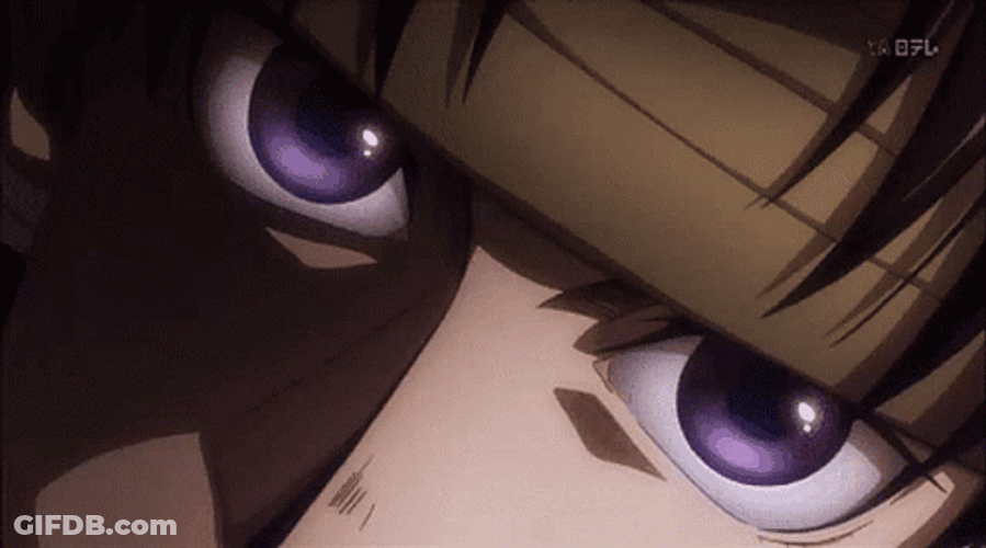 Chrollo Purple Eyes GIF