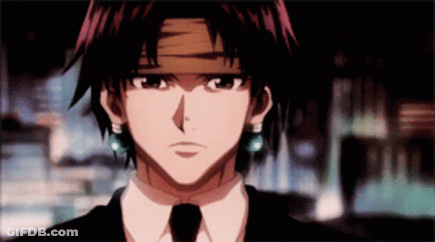 Chrollo Standing Alone GIF