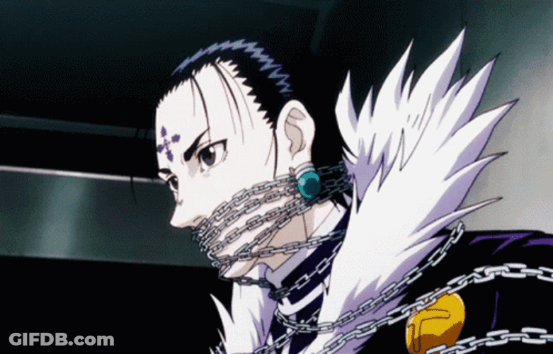 Chrollo Tied In Chains GIF