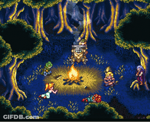 Chrono Trigger Bonfire GIF