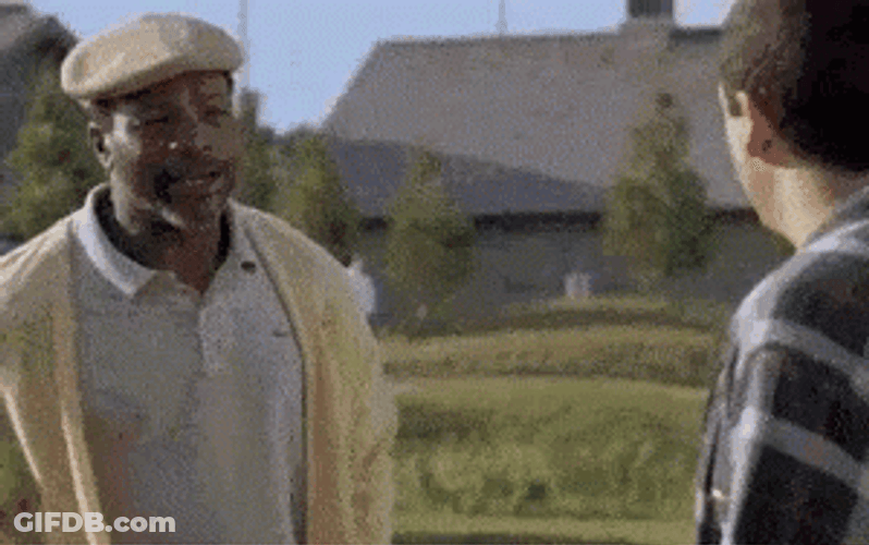 Chubbs Happy Gilmore Golf Shoot GIF