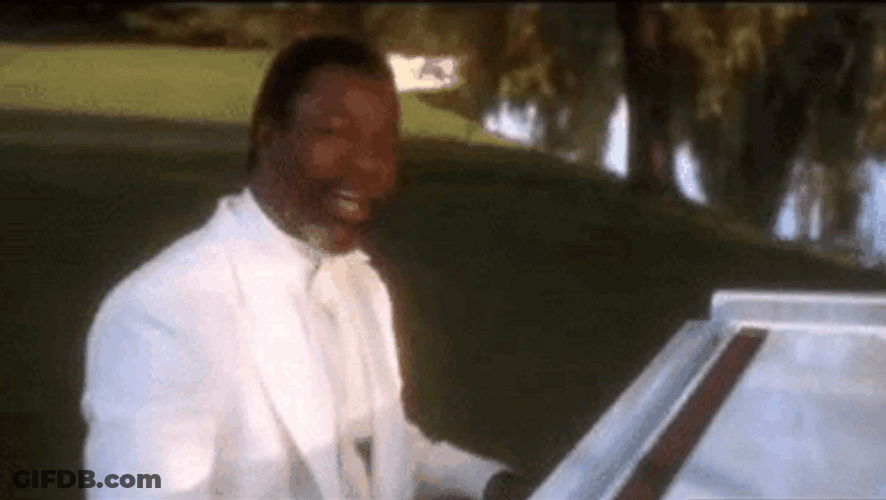 Chubbs Happy Gilmore Hands Up GIF