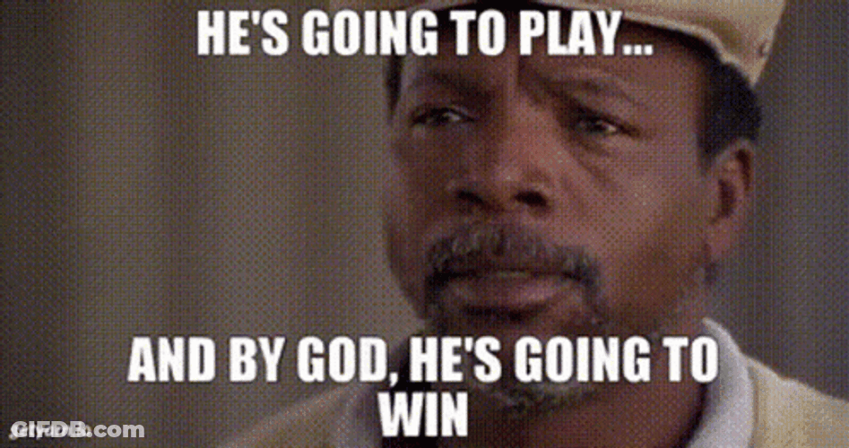 Chubbs Happy Gilmore Hes Going To Play GIF