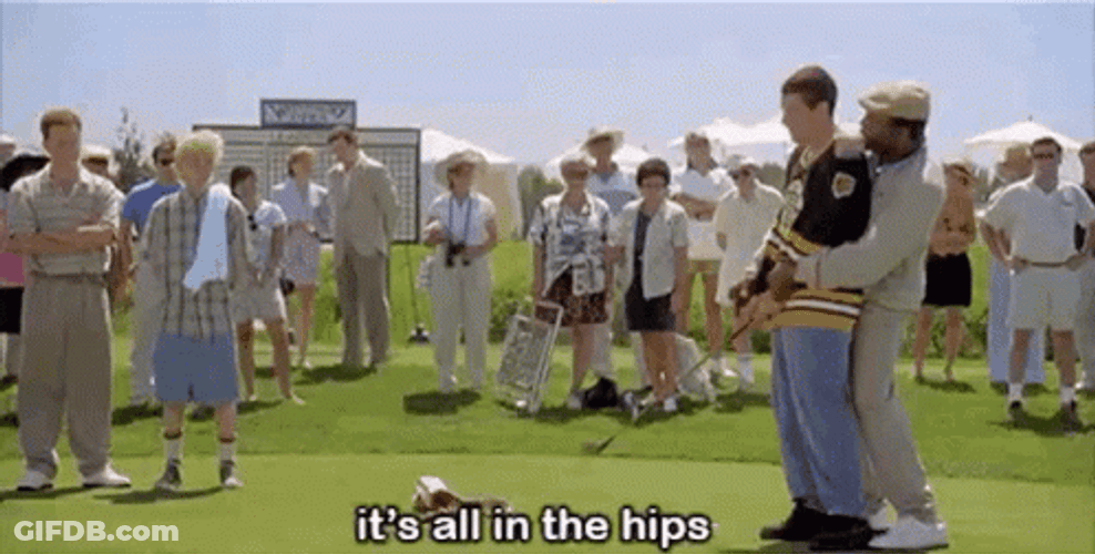 Chubbs Happy Gilmore Its All In The Hips GIF