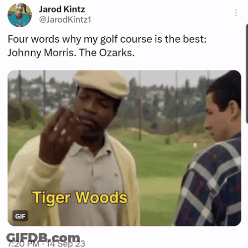 Chubbs Happy Gilmore Tiger Woods GIF