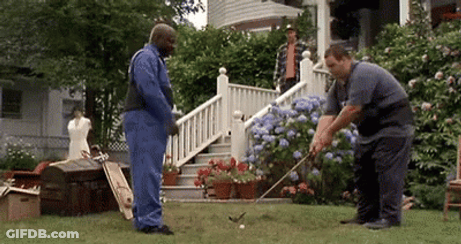 Chubbs Happy Gilmore You Got A Hole GIF