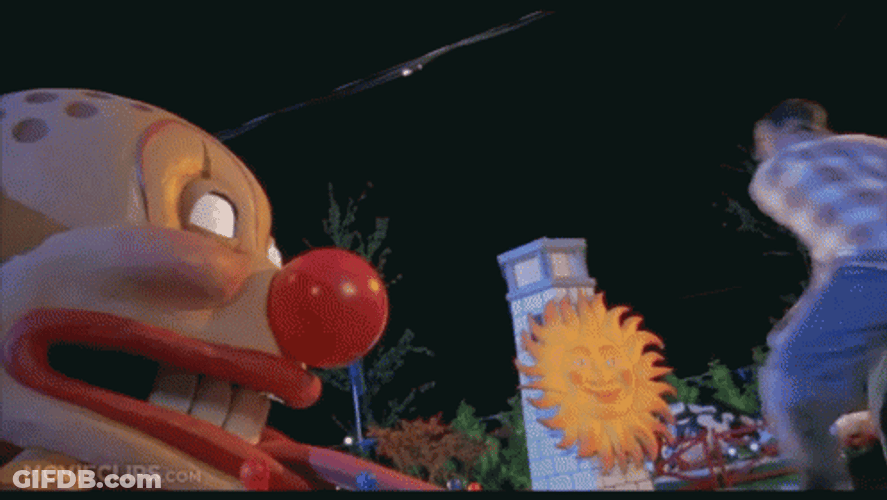 Chubbs Happy Gilmore Youre Gonna Die Clown GIF