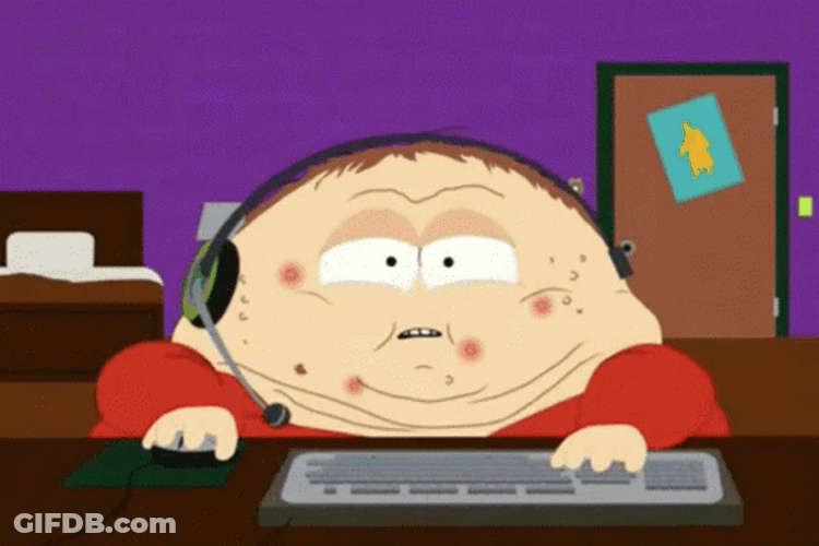 Chubby Eric Cartman Playing Games GIF