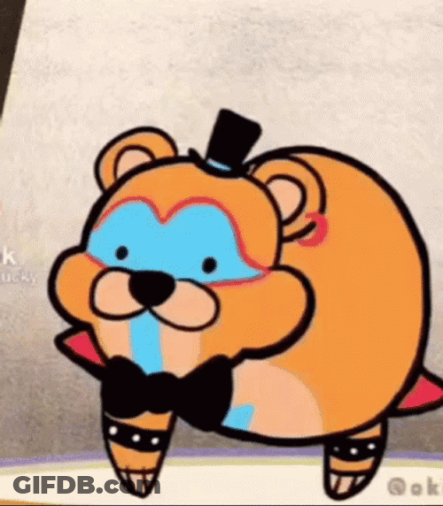 Chubby Freddy Dancing Security Breach GIF