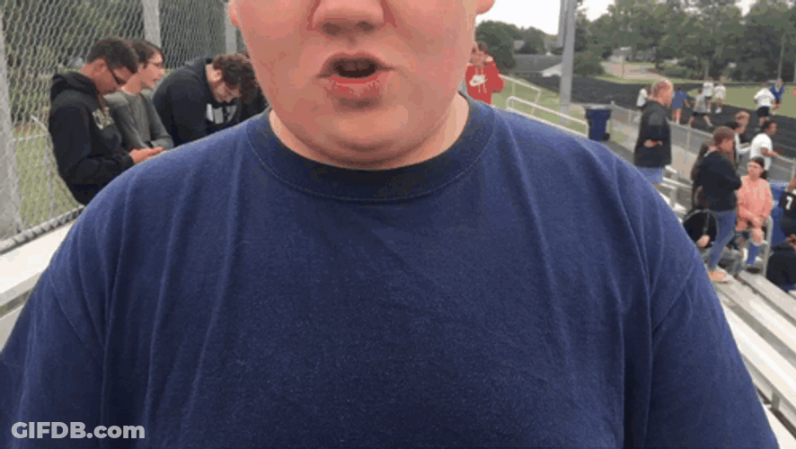 Chubby Kid W Rizz Funny Puckered Face GIF