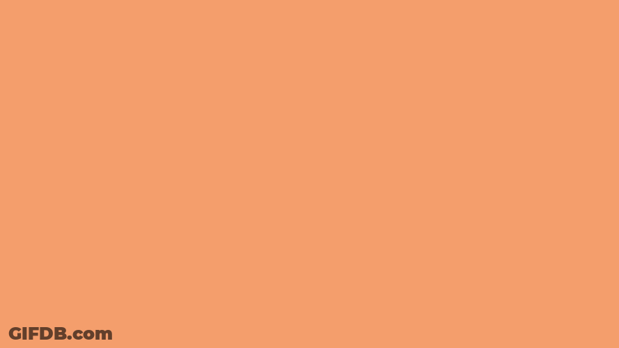 Chubby Peach Fruit Vanishing Loop GIF