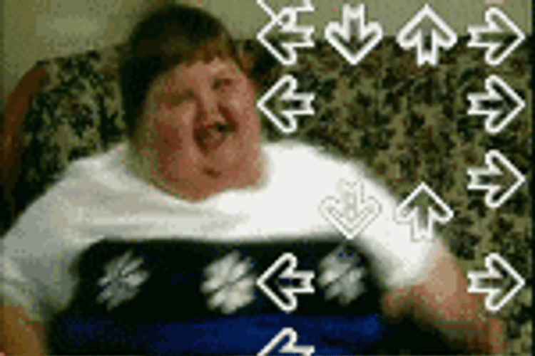Chubby Person Just Dance Game GIF